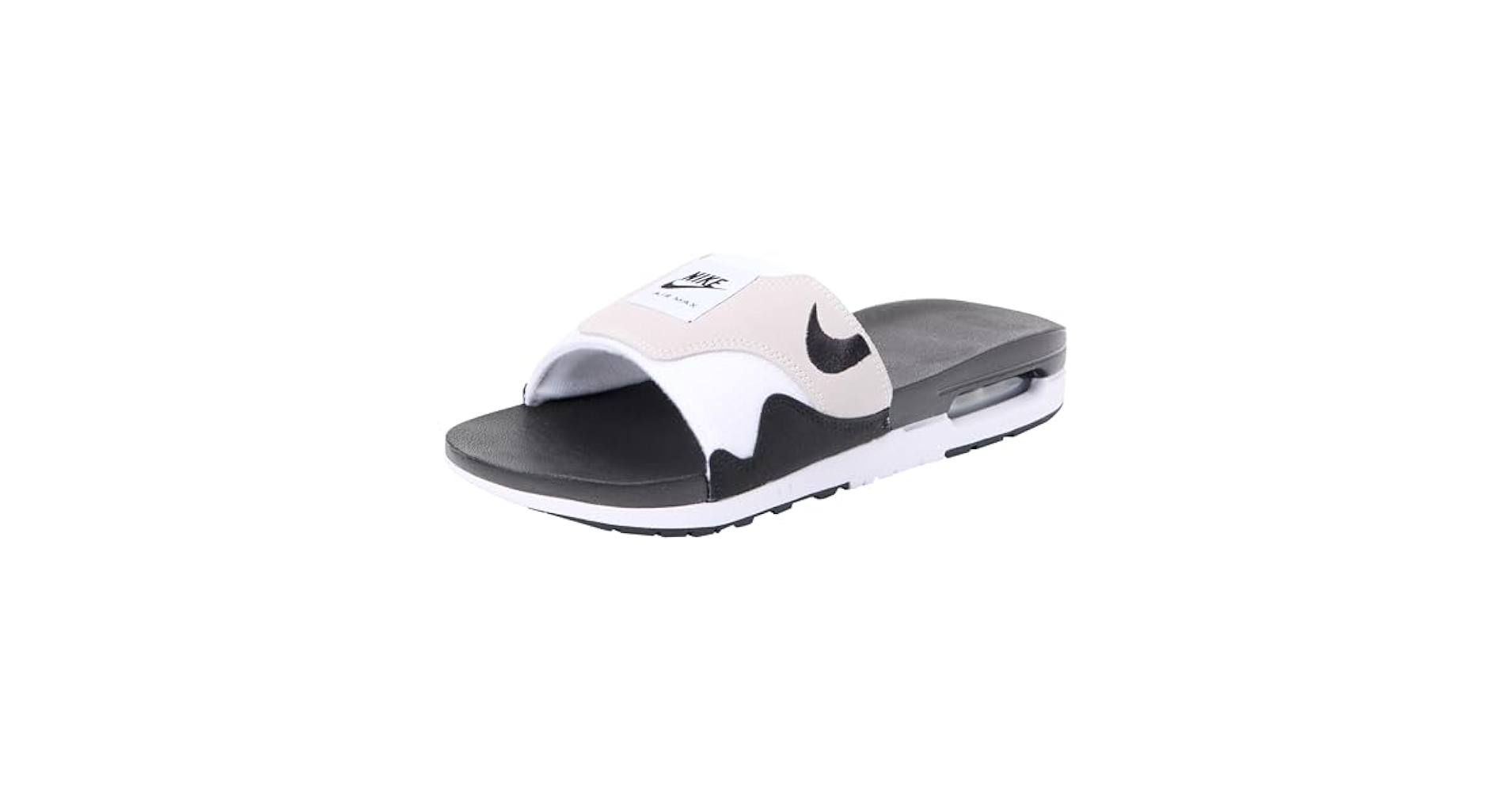Amazon.com | NIKE Air Max 1 Men's Slides, White Light